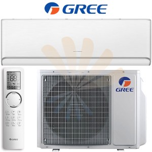 Gree Airy GWH24AVEXF-K6DNA1A/I + GWH24AVEXF-K6DNA1A/O bijeli zidni split klima uređaj