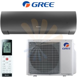 Gree Fairy Black GWH12ACC-K6DNA1D/I + GWH12AFC-K6DNA2F/O crni zidni split klima uređaj