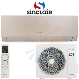 Sinclair Marvin SIH-09BIMC + SOH-09BIM zidni split klima uređaj champagne boje